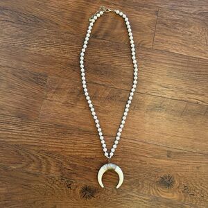 Country Southern Necklace Western Wear Faux Deer Antler Horn Necklace Jewelry